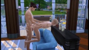 Sims 4 Daddy fucks twink (compilation)