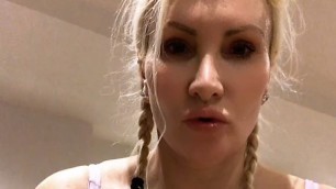 Big Tits Big Ass Blonde Milf Sophie James Live on Instragram