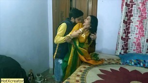 Indian hot Milf aunty vs Innocent teen nephew&excl;&excl; New Indian sex with hindi audio