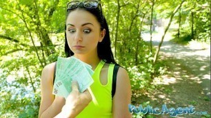 Public Agent Kittina Clairette Gets Creampied Fucking Outdoors