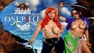 Threesome Adventure with NAMI AND NICO in ONE PIECE XXX VR Porn