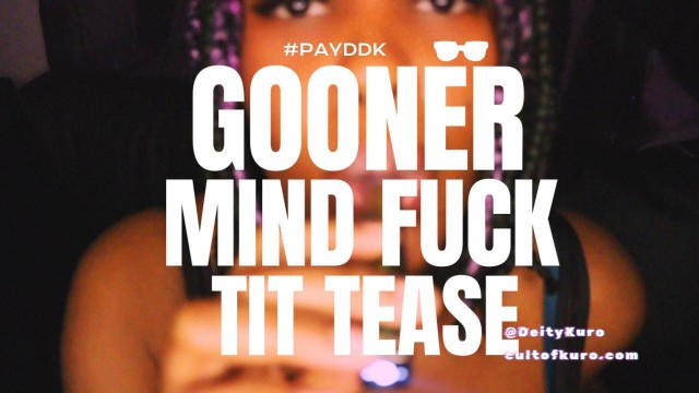 PROMO: Play Video Gooner Mind Fuck JOI - Tit Worship & Goon Juice