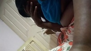 Chennai Tamil ponnu big cock masturbating and massage her step brother